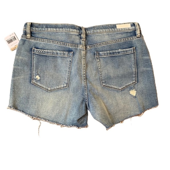 NEW BLANK NYC Light Wash High Rise Denim Shorts Size 31 - Picture 2 of 7
